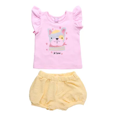 Conjunto Bebê Din Don Estampa Dog Conjunto Bebê Din Don Estampa Dog